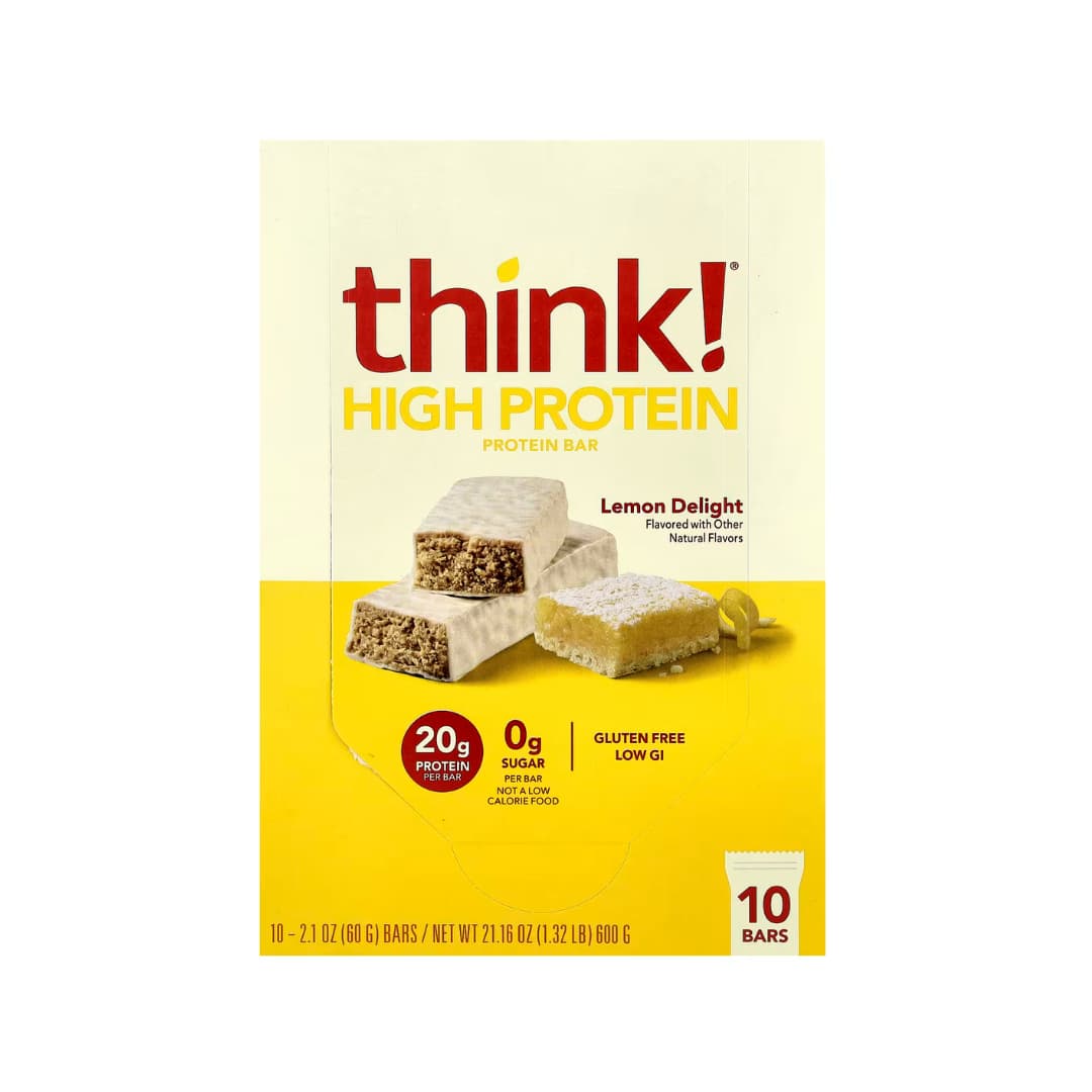 Barra de Proteína Alta en Proteína — think! Delight 60g 10 Unidades