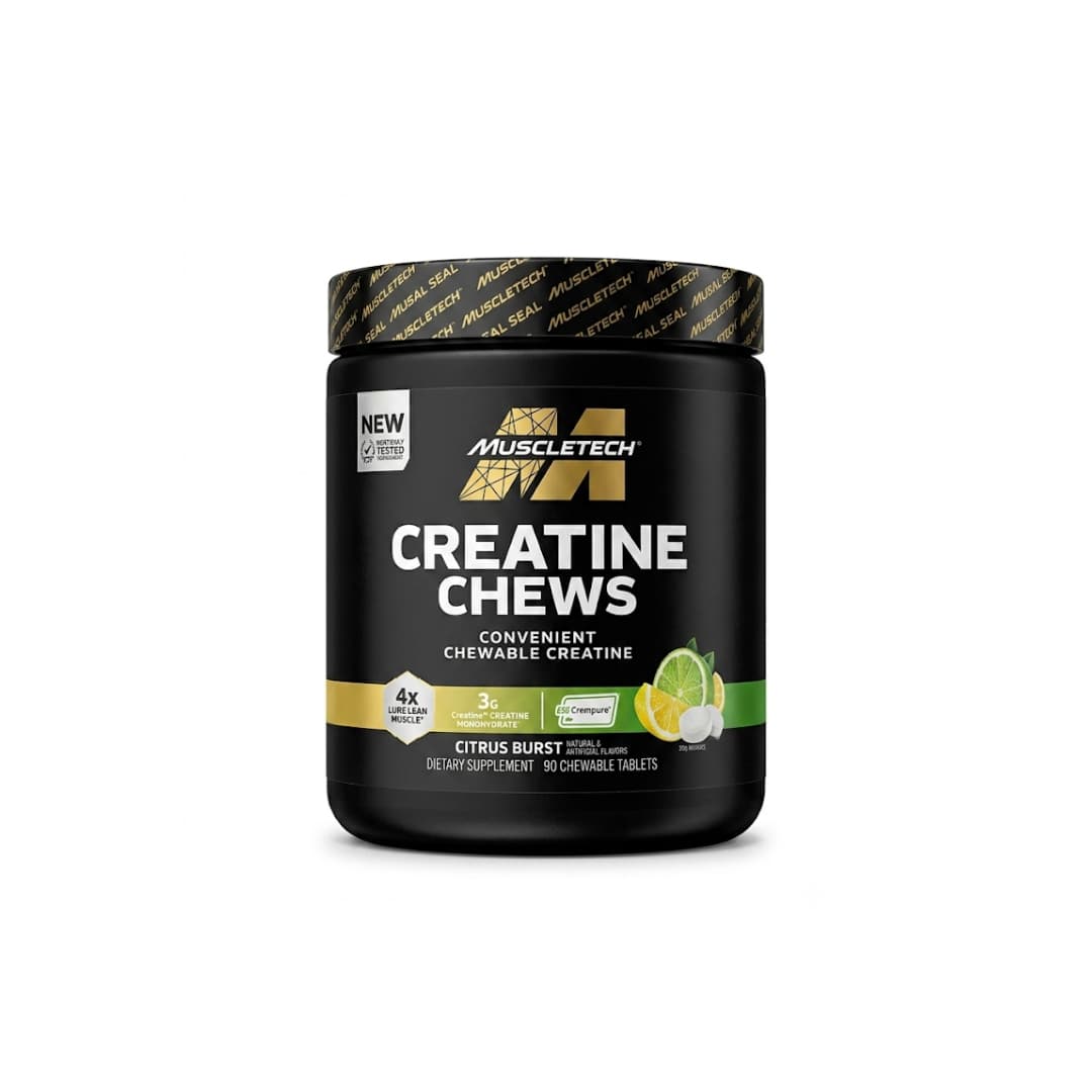 Creatine Chews MuscleTech Creatina Masticable 3 g 90 Tabletas