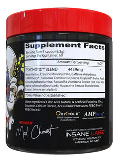 PRE-ENTRENO Psychotic 35 Servicios