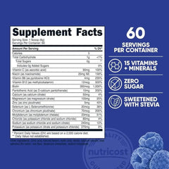 Electrolytes Nutricost Blue Raspberry 234 g 60 Servicios