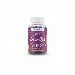Suplemento en gomitas BBP Vitex 10:1 e Inositol de Paraíso Natural sabor uva para regular el ciclo menstrual.