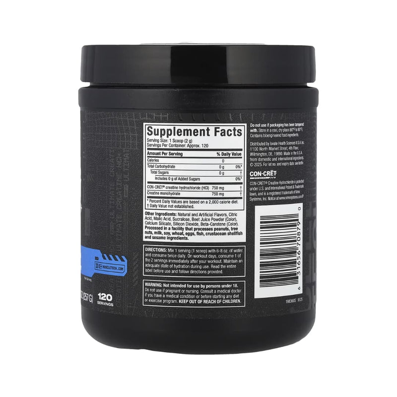 MuscleTech, Cell Tech™ Creatine HCL+, Fruit Punch Extreme, 9.06 oz (257 g)(120 servicios)