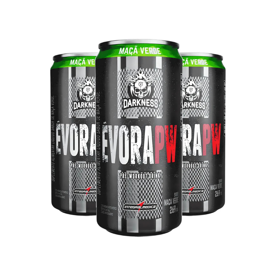 Pre-Entrenamiento Líquido Évora PW Drink Darkness 269ml – Manzana Verde