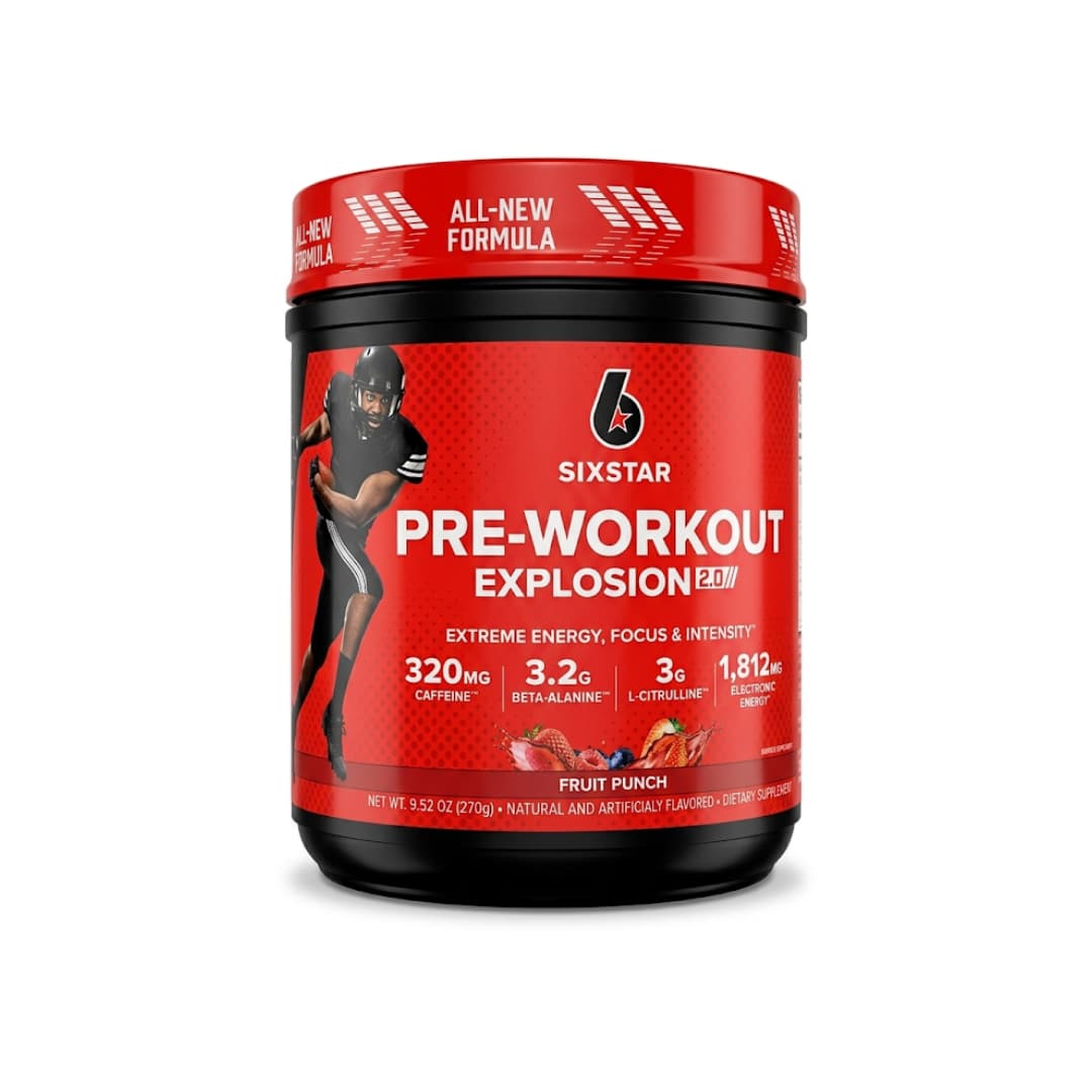 Pre-entrenamiento Explosión 2.0 SixStar 320 mg Cafeína 270 g