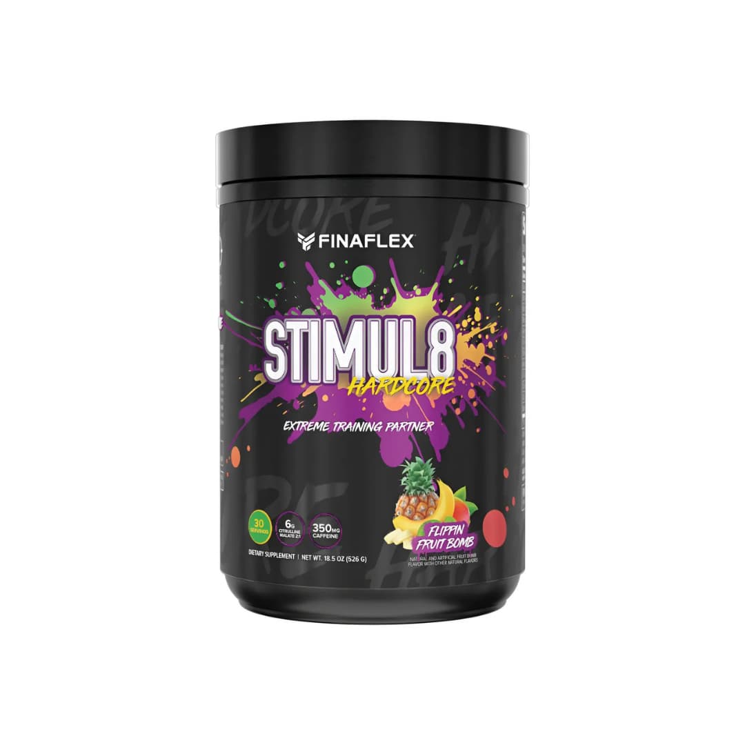 Stimul8 Hardcore Finaflex Pre-Entrenamiento 350 mg Cafeína