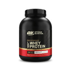 WHEY GOLD STANDARD OPTIMUM NUTRITION 74 SERVIDAS 5LBS (2.22KG)